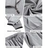 image:imageCOOFANDY Mens Tracksuit 2 Piece Quarter Zip Sweatsuit Sets Casual Athletic Running Jogging SuitsHeather Grey