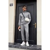 image:imageCOOFANDY Mens Tracksuit 2 Piece Quarter Zip Sweatsuit Sets Casual Athletic Running Jogging SuitsHeather Grey