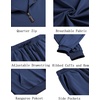 image:imageCOOFANDY Mens Tracksuit 2 Piece Quarter Zip Sweatsuit Sets Casual Athletic Running Jogging SuitsNavy Blue