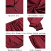 image:imageCOOFANDY Mens Tracksuit 2 Piece Quarter Zip Sweatsuit Sets Casual Athletic Running Jogging SuitsWine Red