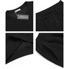 image:imageCOOFANDY Mens Tracksuit 2 Piece Sweatsuit Set Long Sleeve Pullover Athletic Suit For Sports Casual Fitness JoggingBlack