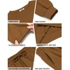 image:imageCOOFANDY Mens Tracksuit 2 Piece Sweatsuit Set Long Sleeve Pullover Athletic Suit For Sports Casual Fitness JoggingBrown