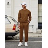 image:imageCOOFANDY Mens Tracksuit 2 Piece Sweatsuit Set Long Sleeve Pullover Athletic Suit For Sports Casual Fitness JoggingBrown