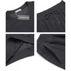 image:imageCOOFANDY Mens Tracksuit 2 Piece Sweatsuit Set Long Sleeve Pullover Athletic Suit For Sports Casual Fitness JoggingDark Grey