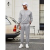 image:imageCOOFANDY Mens Tracksuit 2 Piece Sweatsuit Set Long Sleeve Pullover Athletic Suit For Sports Casual Fitness JoggingGrey