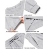 image:imageCOOFANDY Mens Tracksuit 2 Piece Sweatsuit Set Long Sleeve Pullover Athletic Suit For Sports Casual Fitness JoggingGrey