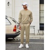 image:imageCOOFANDY Mens Tracksuit 2 Piece Sweatsuit Set Long Sleeve Pullover Athletic Suit For Sports Casual Fitness JoggingKhaki