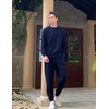 image:imageCOOFANDY Mens Tracksuit 2 Piece Sweatsuit Set Long Sleeve Pullover Athletic Suit For Sports Casual Fitness JoggingNavy Blue