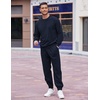 image:imageCOOFANDY Mens Tracksuit 2 Piece Sweatsuit Set Long Sleeve Pullover Athletic Suit For Sports Casual Fitness JoggingNavy Blue