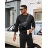 image:imageCOOFANDY Mens Tracksuit 2 Piece Sweatsuit Set Long Sleeve Pullover Athletic Suit For Sports Casual Fitness JoggingStyle Bblack