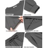 image:imageCOOFANDY Mens Tracksuit 2 Piece Sweatsuit Set Long Sleeve Pullover Athletic Suit For Sports Casual Fitness JoggingStyle Bdark Grey
