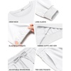 image:imageCOOFANDY Mens Tracksuit 2 Piece Sweatsuit Set Long Sleeve Pullover Athletic Suit For Sports Casual Fitness JoggingWhite