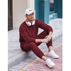 image:imageCOOFANDY Mens Tracksuit 2 Piece Sweatsuit Set Long Sleeve Pullover Athletic Suit For Sports Casual Fitness JoggingWine Red