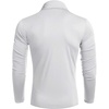 image:imageCOOFANDY Mens Turtleneck Cotton T Shirts Long Sleeve Slim Fit Thermal TopsWhite