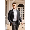 image:imageCOOFANDY Mens Turtleneck Cotton T Shirts Long Sleeve Slim Fit Thermal TopsWhite