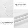 image:imageCOOFANDY Mens VNeck Linen Robe Short Sleeve Kaftan Thobe Long Gown Casual Shirt for Beach Summer01white