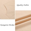 image:imageCOOFANDY Mens VNeck Linen Robe Short Sleeve Kaftan Thobe Long Gown Casual Shirt for Beach SummerLight Khaki