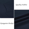 image:imageCOOFANDY Mens VNeck Linen Robe Short Sleeve Kaftan Thobe Long Gown Casual Shirt for Beach SummerNavy Blue