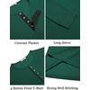 image:imageCOOFANDY Mens Waffle Henley Shirts Long Sleeve Casual TShirt Basic Lightweight Pullover TeesGreen