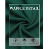 image:imageCOOFANDY Mens Waffle Henley Shirts Long Sleeve Casual TShirt Basic Lightweight Pullover TeesGreen