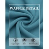 image:imageCOOFANDY Mens Waffle Henley Shirts Long Sleeve Casual TShirt Basic Lightweight Pullover TeesPeacock Blue