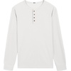 image:imageCOOFANDY Mens Waffle Henley Shirts Long Sleeve Casual TShirt Basic Lightweight Pullover TeesWhite