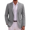 image:imageCOOFANDY Mens Casual Blazer Lightweight Suit Jacket Slim Fit Sport Coats for MenLight Grey