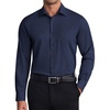 image:imageCOOFANDY Mens Dress Shirts Wrinkle Free Long Sleeve Button Down Shirt Formal Business ShirtsNavy Blue