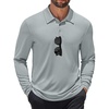 image:imageCOOFANDY Mens Polo Shirt Long Sleeve Golf Shirt Lightweight UPF 50 Sun Protection Quick Dry Moisture Wicking Collared ShirtLight Grey