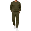 image:imageCOOFANDY Mens Tracksuit 2 Piece Sweatsuit Set Long Sleeve Pullover Athletic Suit For Sports Casual Fitness JoggingStyle Barmy Green