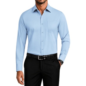image:imageCOOFANDY Mens Dress Shirts Wrinkle Free Long Sleeve Button Down Shirt Formal Business ShirtsBlue