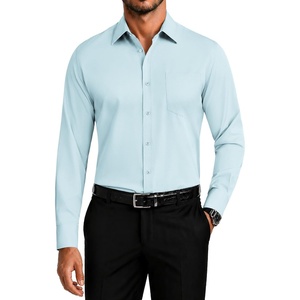 image:imageCOOFANDY Mens Dress Shirts Wrinkle Free Long Sleeve Button Down Shirt Formal Business ShirtsLight Blue