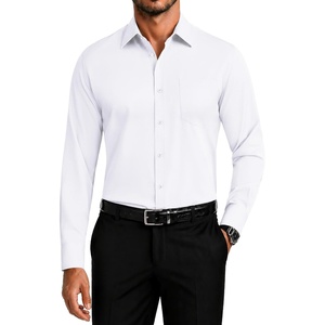 image:imageCOOFANDY Mens Dress Shirts Wrinkle Free Long Sleeve Button Down Shirt Formal Business ShirtsWhite