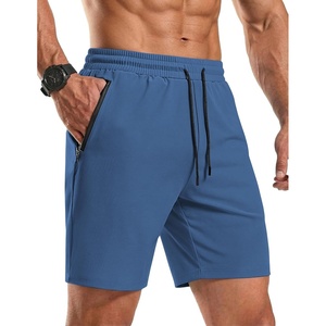image:imageCOOFANDY Mens Gym Workout Shorts Quick Dry Athletic LooseFit Lightweight Running Shorts with Zipper PocketsDark Blue