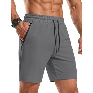 image:imageCOOFANDY Mens Gym Workout Shorts Quick Dry Athletic LooseFit Lightweight Running Shorts with Zipper PocketsDark Gray