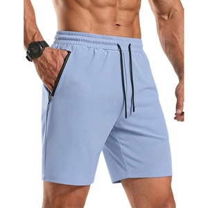 image:imageCOOFANDY Mens Gym Workout Shorts Quick Dry Athletic LooseFit Lightweight Running Shorts with Zipper PocketsLight Blue
