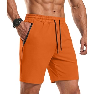 image:imageCOOFANDY Mens Gym Workout Shorts Quick Dry Athletic LooseFit Lightweight Running Shorts with Zipper PocketsOrange