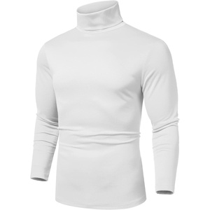 image:imageCOOFANDY Mens Slim Fit Basic Turtleneck Long Sleeve Lightweight Pullover Sweaters Casual Knitted TopsAll White