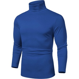 image:imageCOOFANDY Mens Slim Fit Basic Turtleneck Long Sleeve Lightweight Pullover Sweaters Casual Knitted TopsBlue
