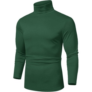 image:imageCOOFANDY Mens Slim Fit Basic Turtleneck Long Sleeve Lightweight Pullover Sweaters Casual Knitted TopsGreen