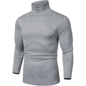 image:imageCOOFANDY Mens Slim Fit Basic Turtleneck Long Sleeve Lightweight Pullover Sweaters Casual Knitted TopsGrey