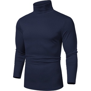 image:imageCOOFANDY Mens Slim Fit Basic Turtleneck Long Sleeve Lightweight Pullover Sweaters Casual Knitted TopsNavy