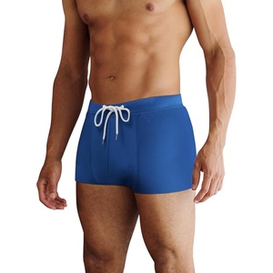 image:imageCOOFANDY Mens Square Leg Swim Briefs Tight Swim Trunks Swimsuit Athletic Bathing Suit Swimwear with LinerSolid  Deep Sky Blue