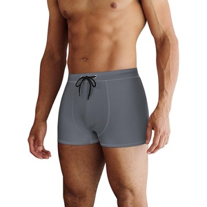 image:imageCOOFANDY Mens Square Leg Swim Briefs Tight Swim Trunks Swimsuit Athletic Bathing Suit Swimwear with LinerSolid  Grey