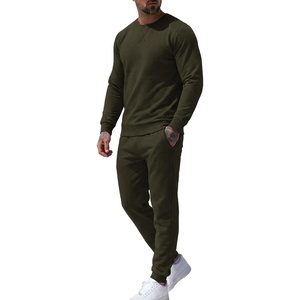 image:imageCOOFANDY Mens Tracksuit 2 Piece Long Sleeve Pullover Jogging Track Suit Athletic Casual SweatsuitArmy Green