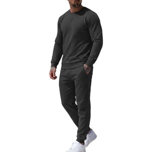 image:imageCOOFANDY Mens Tracksuit 2 Piece Long Sleeve Pullover Jogging Track Suit Athletic Casual SweatsuitDark Grey