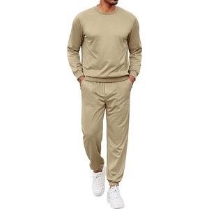 image:imageCOOFANDY Mens Tracksuit 2 Piece Sweatsuit Set Long Sleeve Pullover Athletic Suit For Sports Casual Fitness JoggingKhaki