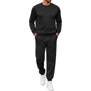 image:imageCOOFANDY Mens Tracksuit 2 Piece Sweatsuit Set Long Sleeve Pullover Athletic Suit For Sports Casual Fitness JoggingStyle Bblack