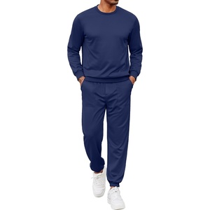 image:imageCOOFANDY Mens Tracksuit 2 Piece Sweatsuit Set Long Sleeve Pullover Athletic Suit For Sports Casual Fitness JoggingStyle Bnavy Blue