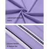 image:imageCOOFANDY Knit Shirts for Men Casual Short Sleeve Button Down Shirts Summer Beach Stretch Fit Collared ShirtsLilac